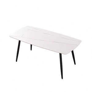 Combinaison de chaise et <span class=keywords><strong>Table</strong></span> <span class=keywords><strong>à</strong></span> <span class=keywords><strong>manger</strong></span> en marbre nordique, pour 4 <span class=keywords><strong>à</strong></span> 6 <span class=keywords><strong>personnes</strong></span>, design moderne et Simple, pour petit appartement, économique - Product Image 3