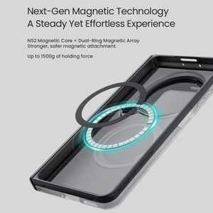 Custodia NILLKIN Magnetic Super Frosted Shield per Oppo Find N6 5G, Cover Posteriore Pieghevole in PC+TPU con Supporto Lente Nascosto - Product Image 3