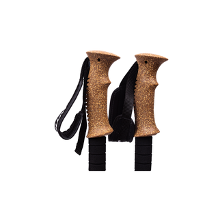 야외 캠핑 및 등산을위한 직선 손잡이와 알루미늄 6061 3 섹션 플릭 잠금 개폐식 워킹 스틱 - Product Image 2