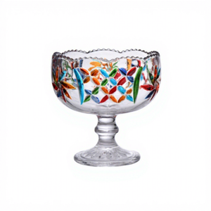<span class=keywords><strong>Verre</strong></span> à <span class=keywords><strong>pied</strong></span> haut créatif, semi-artisanal et peint à la main, populaire en ligne, pour crème glacée, yaourt, fruits et bâtonnets glacés, pour restaurants et bars - Product Image 5