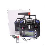 Émetteur-récepteur RC Flysky Fs-I6 2.4g 6 canaux avec récepteur Ia6 6b pour hélicoptère, avion, quadricoptère, planeur