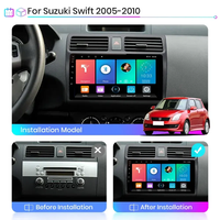 Autoradio Android pour Suzuki Swift 2005-2010 Lecteur multimédia vidéo GPS 4G WIFI BT Carplay Auto 2Din Autoradio DSP Unité principale