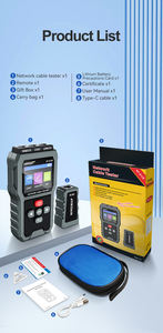 NOYAFA Cat6 RJ45 LAN Cable <span class=keywords><strong>Tester</strong></span> Herramientas Probador de cable con pantalla LCD - Product Image 6