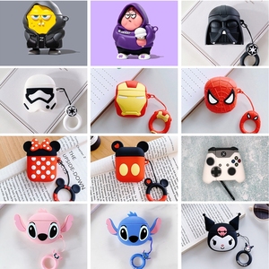 <span class=keywords><strong>Funda</strong></span> de Silicona 3D para Audífonos de Diseño Animado/<span class=keywords><strong>Anime</strong></span> para <span class=keywords><strong>Airpods</strong></span> 1, 2, <span class=keywords><strong>Pro</strong></span> y 3.ª Generación - Product Image 2