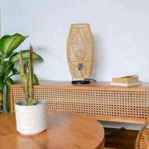 100% hand made in Vietnam Rattan table lampshade <b>lamp</b> cover luxury table <b>lamps</b> <b>shade</b> at Cheap Price New Model 2026 - Product Image 3