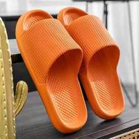 Tongs Antidérapantes Femme, Sandales de Mode à Semelle Souple en EVA, Claquettes d'Intérieur Épaisses à Plateforme pour Maison et Salle de Bain