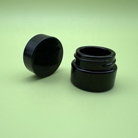 Pot en verre UV Mirone noir de 100 ml avec bouchon sécurité enfant