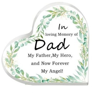 Decoración Ligera y Personalizable de Acrílico Fundido con Técnica de Moldeo, Diseño de Dibujos Animados, para el Día del Padre, Día de Acción de Gracias, Recuerdo, Transparente - Product Image 5