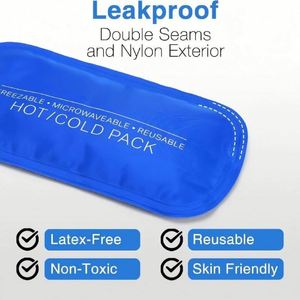 Compresa de Gel Frío/Calor Reutilizable de 2 Piezas para Tratamiento, Almohadillas de Gel para Calentar y Enfriar para Aliviar Lesiones Deportivas - Product Image 2