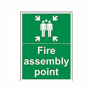 ป้ายจุดรวมพลฉุกเฉินดับเพลิง A4 ผลิตจากพีวีซีแข็ง ทนน้ำ พิมพ์สกรีนบนพลาสติก - Product Image 3