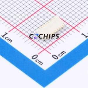 FPC311-2S09F19-01 FFC/FPC Connector SMD,P=0.6mm,Horizontal Mount Connector Phosphor Copper Gold 30V - Product Image 2