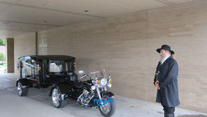 نموذج أنيق لون مخصص تابوت عربة <span class=keywords><strong>2</strong></span> أو 4 عجلات عربة جنازة النعش عربة جنازة مقطورة - Product Image 4