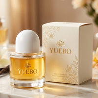 Flacons de parfum en verre vides luxueux 30ml 50ml en vrac avec boîte, bouchon à vis, logo personnalisé