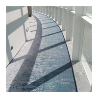 80% lana 20% nylon 5 estrellas Hotel Axminster impresión personalizada pasillo pared a pared pasillo Hotel vestíbulo alfombra