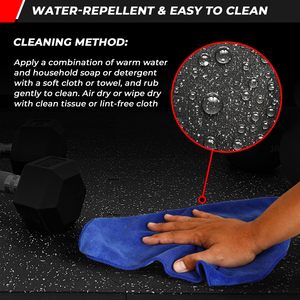 Sanhong không độc hại 60cm chống rung cao su Mat tập thể dục EVA cao su phòng tập thể dục sàn gạch Câu Đố hấp thụ sốc phòng tập thể dục nhà mat - Product Image 4