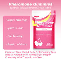 Gummies aux phéromones en marque privée OEM, riches en vitamines, pour une meilleure attraction et une confiance accrue