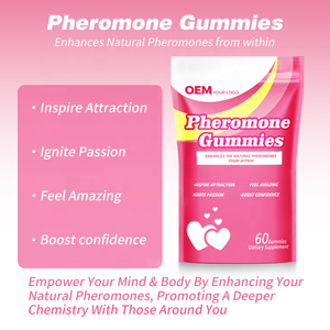 Gomitas de Feromonas de Marca Privada OEM, Ricas en Vitaminas, Gomitas de Feromonas para Mayor Atracción y Confianza - Product Image 3