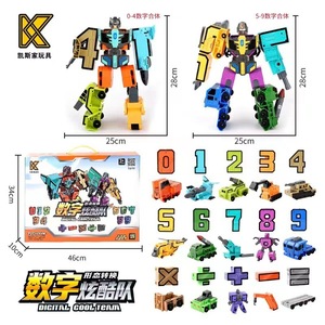 Hy Toys0-9 lắp ráp phù hợp với kỹ thuật số Morphing Đồ chơi robot cậu bé mô hình bán buôn - Product Image 5