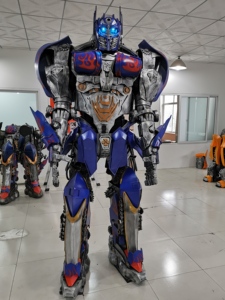 2.7m <span class=keywords><strong>Optimus</strong></span> <span class=keywords><strong>Prime</strong></span> Robot Costume Adulte Cosplay Adulte Robot LED Robot TV & Film Costumes - Product Image 3