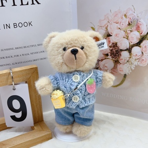 <span class=keywords><strong>2025</strong></span> Phong Cách Mới Thời Trang Búp Bê Quần Áo 14-17Cm Đầy Màu Sắc Phim Hoạt Hình Gấu Bông Ba Lô Vui Vẻ Ăn Mặc - Product Image 2