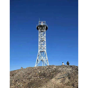 전문 경비 관측탑 강철탑 용융 아연 도금 50년 이상 수명 국경 순찰 민감 지역용 - Product Image 5