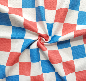 منسوجات Wuxi Ivy بشعار مخصص مطبوع من نسيج الوافل المنسوج مناشف المطبخ من الألياف الدقيقة منشفة شاي الوافل مع غلاف ورقي - Product Image 3