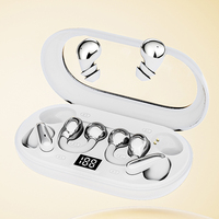 Écouteurs sans fil 3-en-1 P47 à clipser / mini pour le sommeil / intra-auriculaires avec affichage numérique pour le sport, le sommeil, le travail, LOGO personnalisable