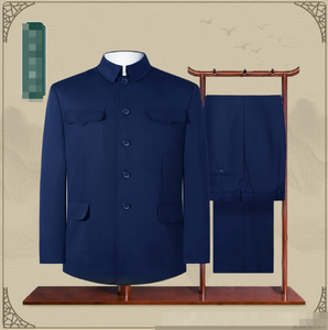 <span class=keywords><strong>Costume</strong></span> <span class=keywords><strong>Mao</strong></span> pour <span class=keywords><strong>homme</strong></span>, veste traditionnelle chinoise, <span class=keywords><strong>costume</strong></span> de tunique, Nouvel An, Festival du printemps, Zhong Shan, <span class=keywords><strong>costume</strong></span> à plusieurs poches, cadeaux pour papa - Product Image 5