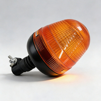 Feux de signalisation à DEL stroboscopiques 12-24V, ambre, interrupteur DIP, 3 modes clignotants, rotatifs, étanches IP65 pour tracteur, excavateur, camion