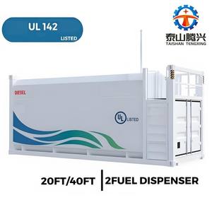 Keluaran baru 20ft 28500L 40ft 65000L wadah stasiun bahan bakar seluler tangki air bahan bakar bensin stasiun pengisian - Product Image 3