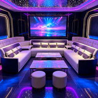 Mobilier commercial sur mesure : Ensemble de sièges en forme de U pour KTV, pub, boîte de nuit, club, salon de cigares et bar