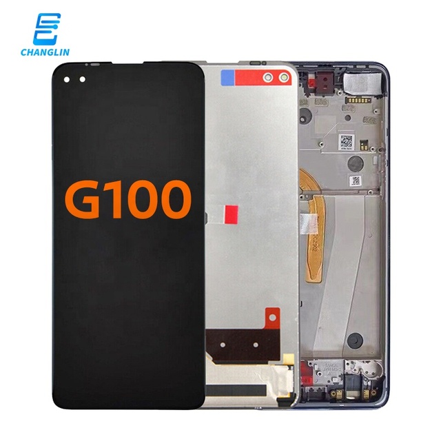 Stock Available Moto Display Panel Touch Lcd Para Telefono Cellular for motorola G100 with Frame