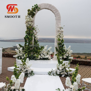 SMOOTH Supports d'arche modernes en Spandex pour toile de fond, pour intérieur et extérieur, pour mariages, anniversaires, baby showers et événements - Product Image 4