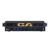 Amplificateur de puissance numérique 2 canaux Pro 1800 Watt RMS AMP Fonction de pontage 2 voies Conception métallique 19 pouces 1U Enceinte de scène