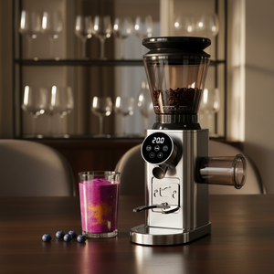 <span class=keywords><strong>Molinillo</strong></span> <span class=keywords><strong>de</strong></span> Café Eléctrico Portátil Comercial e Industrial, Panel <span class=keywords><strong>de</strong></span> Control LED, Taza Dosificadora Magnética Antiestática - Product Image 1