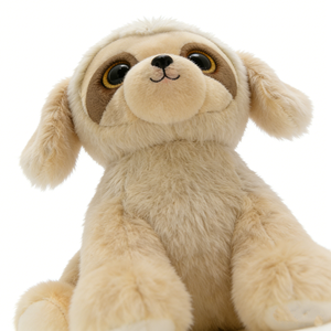 Peluche personnalisée pour chiot, peluche chien aux grands yeux, peluche chiot beige moelleuse - Product Image 2