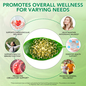 SOLOTREE Supports Heart Circulatory Health Aged <strong>Garlic</strong> Extract Softgels 7,500 mg Pure Natural Aged <strong>Garlic</strong> Extract Softgels - Product Image 3