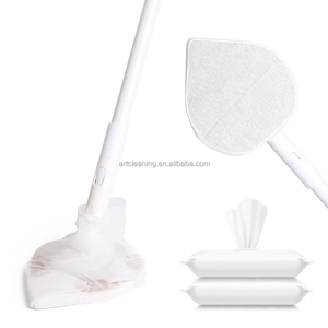 <span class=keywords><strong>Lave</strong></span>-mur télescopique extensible pour poussière sèche Nettoyeur de plafond Tête de <span class=keywords><strong>balai</strong></span> à poils de plinthe pour la maison Vadrouille à usage domestique - Product Image 1