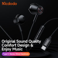 Auriculares Estéreo con Cable USB Tipo C, Sonido Envolvente Estéreo HD, Auriculares Metálicos con Micrófono para Xiaomi 12 Pro, OPPO, Vivo, Samsung S22 Ultra