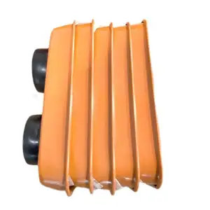 Vassoio portaoggetti magnetico circolare a spruzzo arancione a forma di bocchetta magnetica a forma di calamita