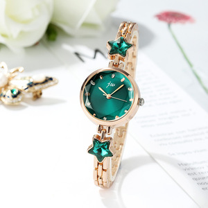 Conjunto de Joyería de Moda al por Mayor, Reloj de Cuarzo con Estrella Azul y Pulsera para Mujer, Caja Incluida - Product Image 3