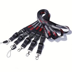 Customized Logo Nylon Square <b>Clip</b> Lanyard with Metal <b>Hook</b> Eco-Friendly & Durable Promotional Neck Strap - Product Image 1