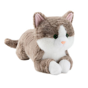 Simüle sevimli peluş hayvan oyuncak kedi yumuşak yastık peluş oyuncak sevimli simülasyon çizgili kedi simülasyon kedi peluş oyuncak - Product Image 2