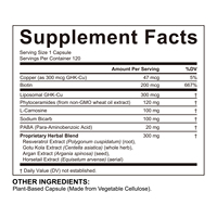 Compléments alimentaires pour la beauté de la peau et des cheveux en gros sous marque privée, 120 capsules, OEM, végétariens, capsules de peptides de cuivre GHK-Cu avec biotine