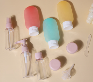 Ready to <strong>Ship</strong> Travel <strong>Bottles</strong> Set 11pcs Leak Proof Squeezable Containers for Toiletries Conditioner Shampoo Lotion Travel <strong>Kit</strong> Set - Product Image 5