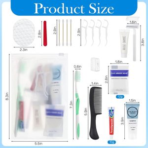 Ensemble d'articles de toilette de luxe écologiques biodégradables pour hôtel, voyage et avion, hydratants, vente en gros - Product Image 2