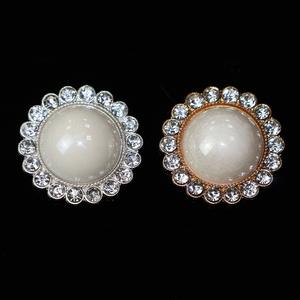 Tweed estilo DIY hecho a mano accesorios para el cabello tocado materiales diamante incrustado marfil <span class=keywords><strong>pisos</strong></span> aleación joyería hallazgos componentes - Product Image 3