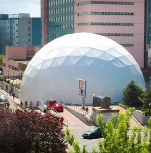 Tente de réception de grande taille pour salon professionnel, dôme de 25 m, 30 m, 50 m, projecteur 360°, imperméable, pour événements commerciaux, fêtes, mariages - Product Image 1