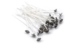 Stoppini per <span class=keywords><strong>Candele</strong></span> <span class=keywords><strong>Naturali</strong></span> a Bassa Emissione di Fumo, <span class=keywords><strong>100</strong></span> Pezzi, Pre-Cerati, Nucleo in Cotone Naturale per Creazione di <span class=keywords><strong>Candele</strong></span> Fai-da-Te - Product Image 5