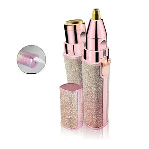 Banyak Digunakan 2 In 1 Wanita Alis Pemangkas Rambut Remover untuk Tidak Menimbulkan Rasa Sakit Alis Epilator Cukur - Product Image 3